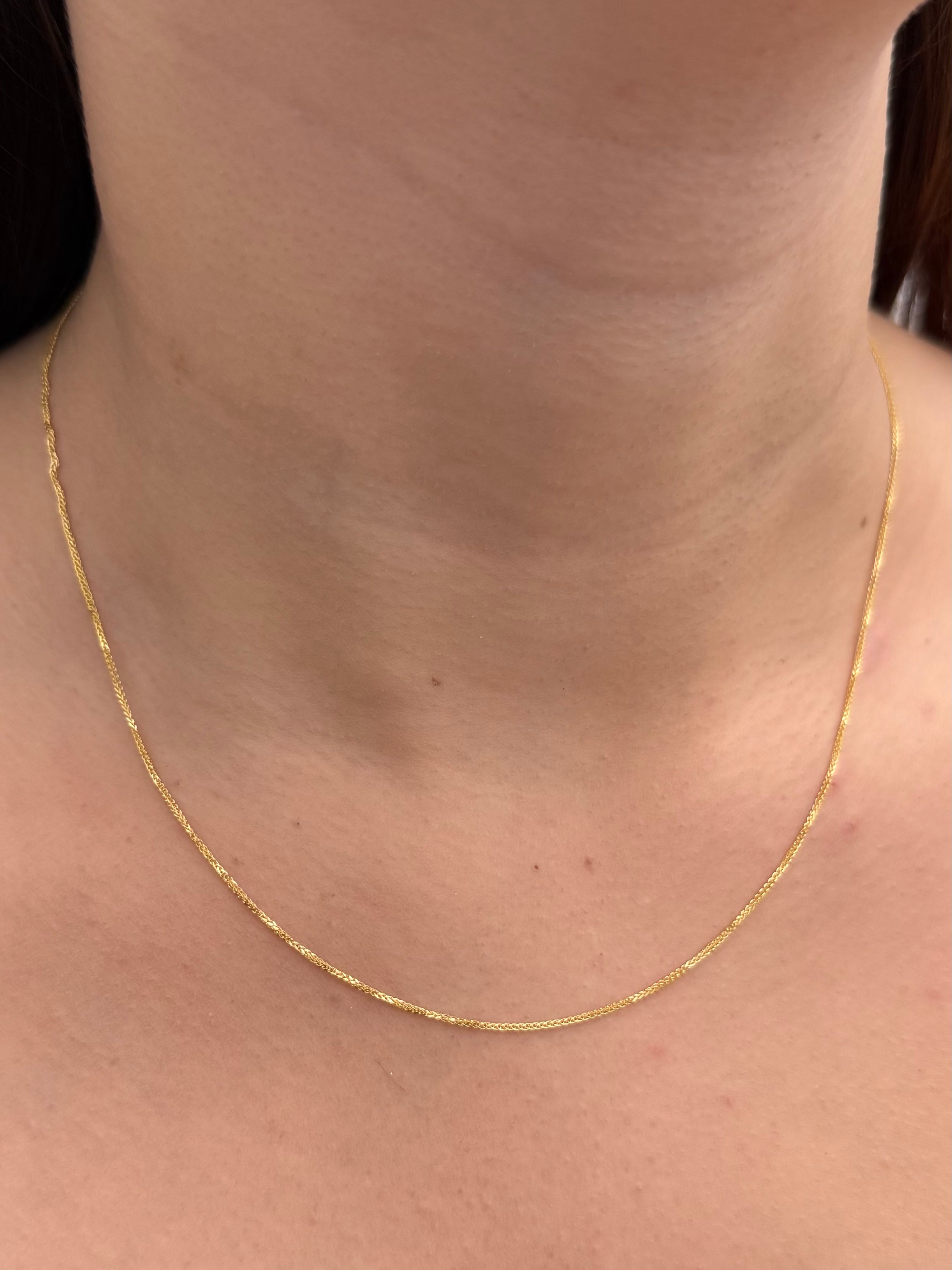 Cadena Franco 1.7gr / 45cm / 1.1mm — Oro Amarillo