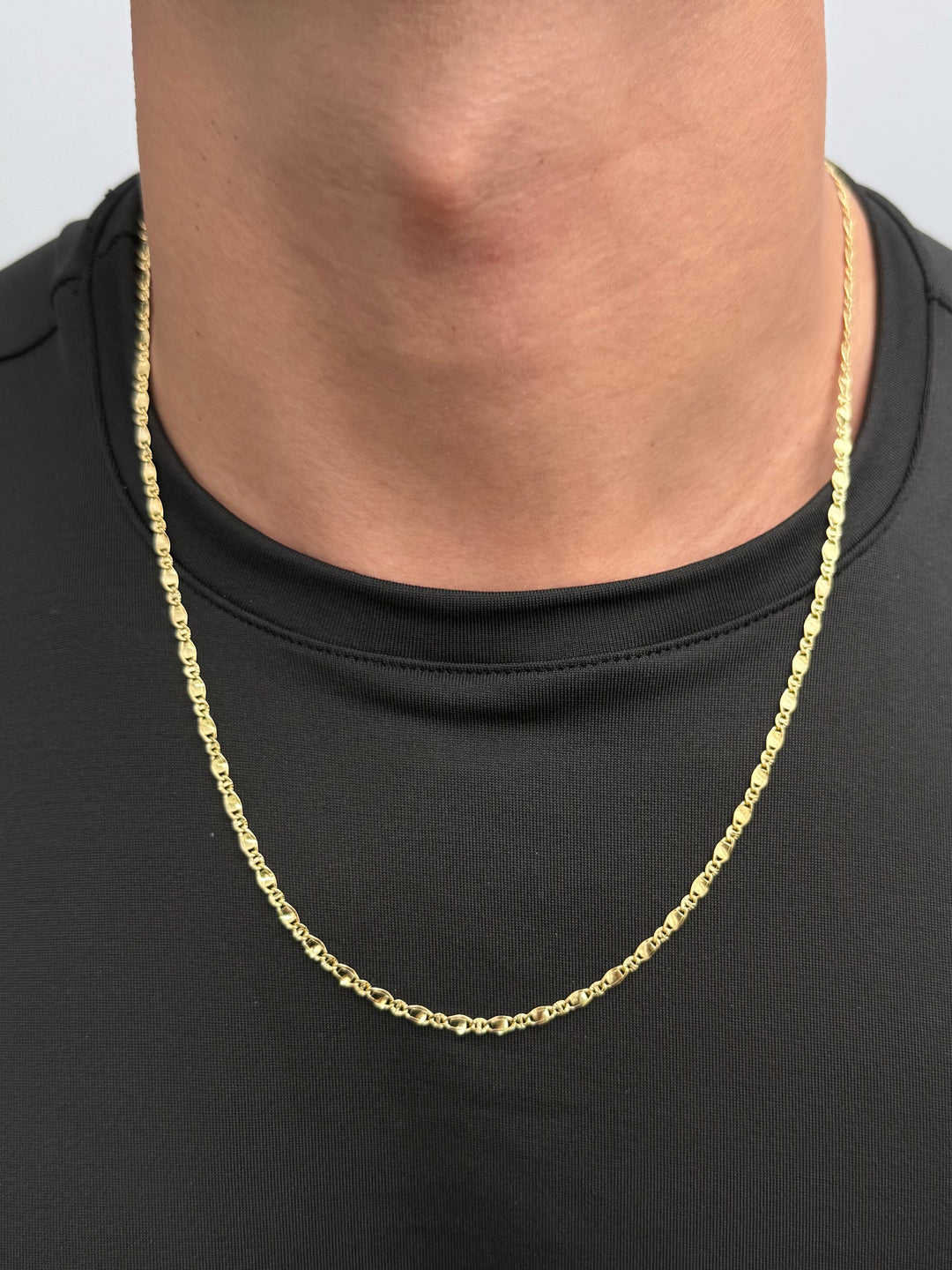 Cadena Plana Especial 4.5gr / 60cm / 3.1mm — Oro Amarillo