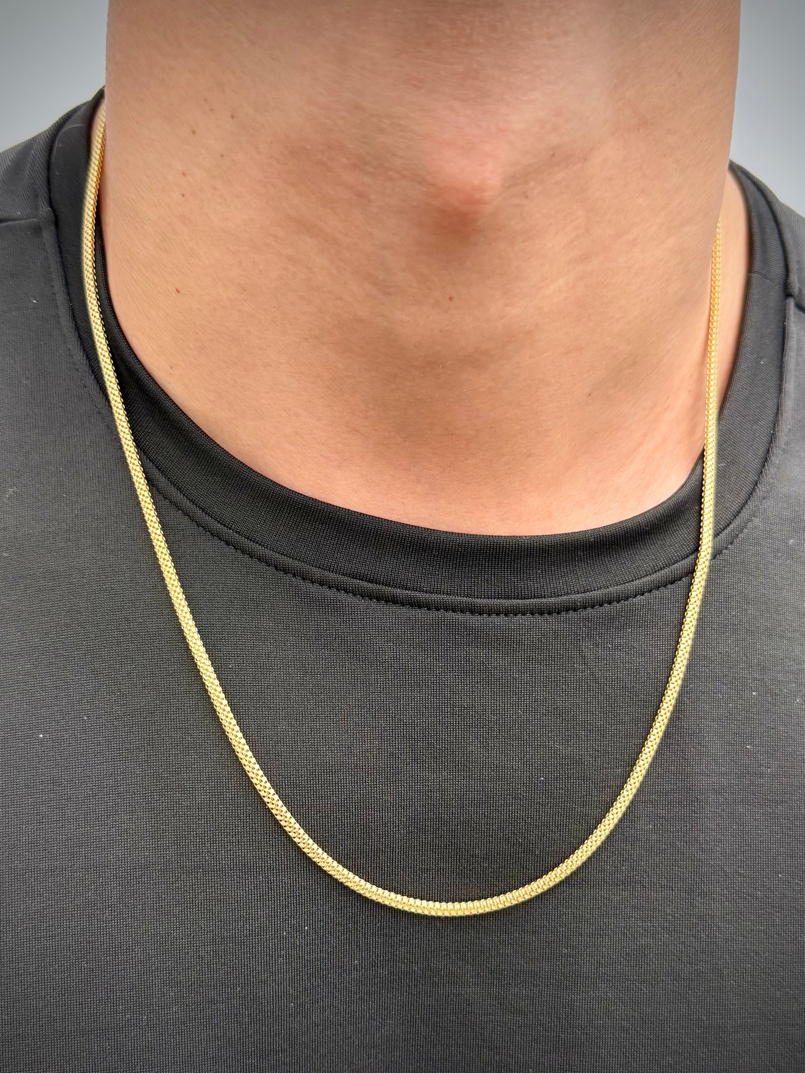 Cadena veneciana especial 9.3gr / Largo 60cm — Oro Amarillo