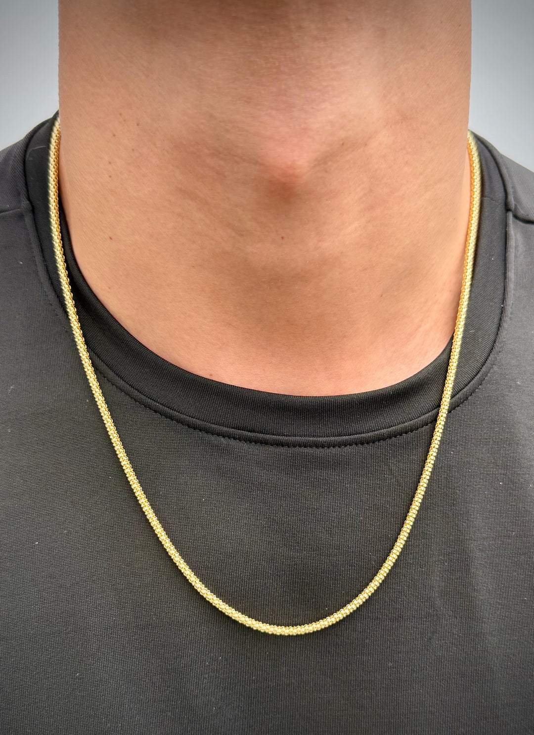 Cadena Cola de Raton. 9.9gr / Largo 60cm — Oro Amarillo