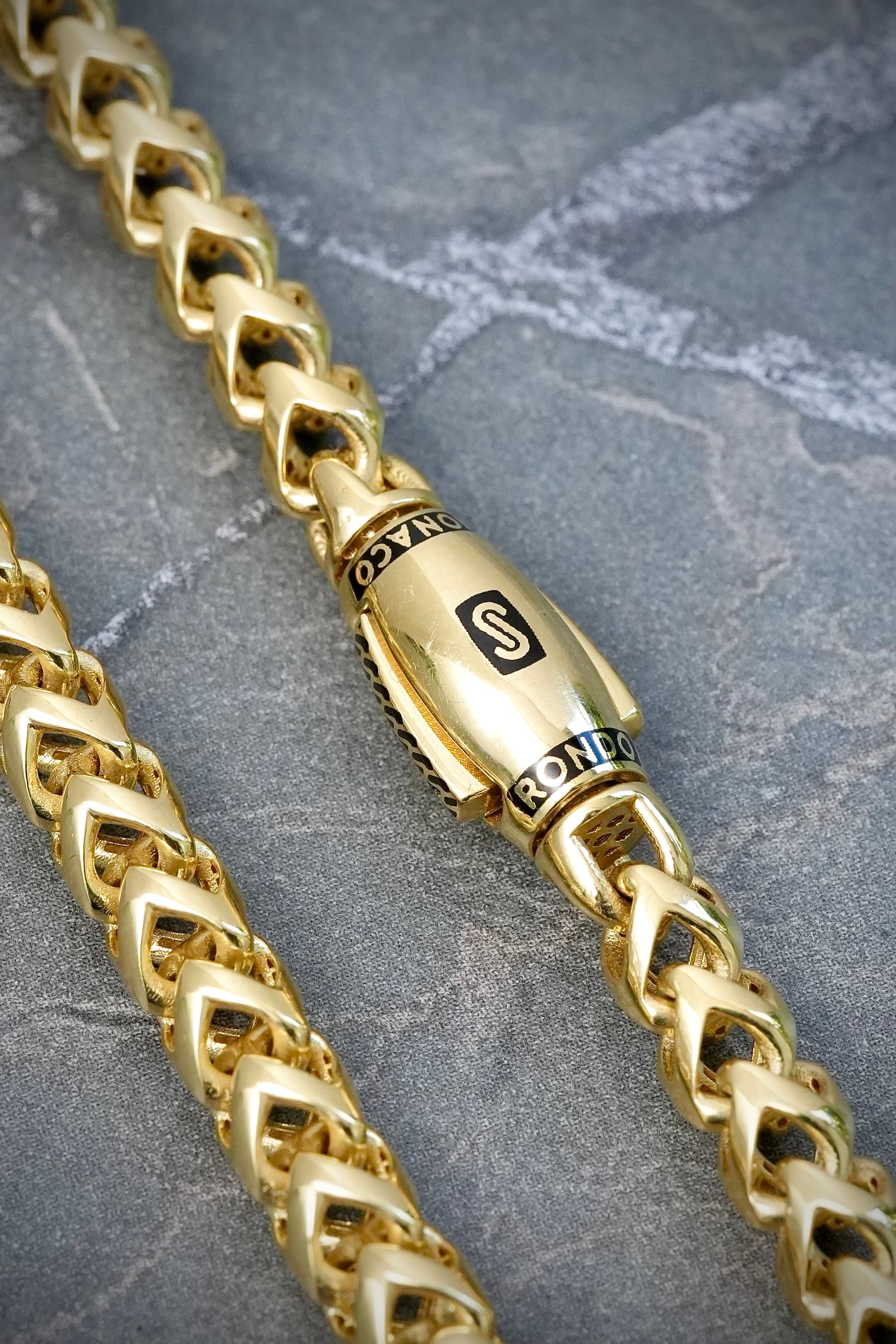 Pulso monaco 11.2gr / Largo 20.5cm / Oro Amarillo italy +6 M