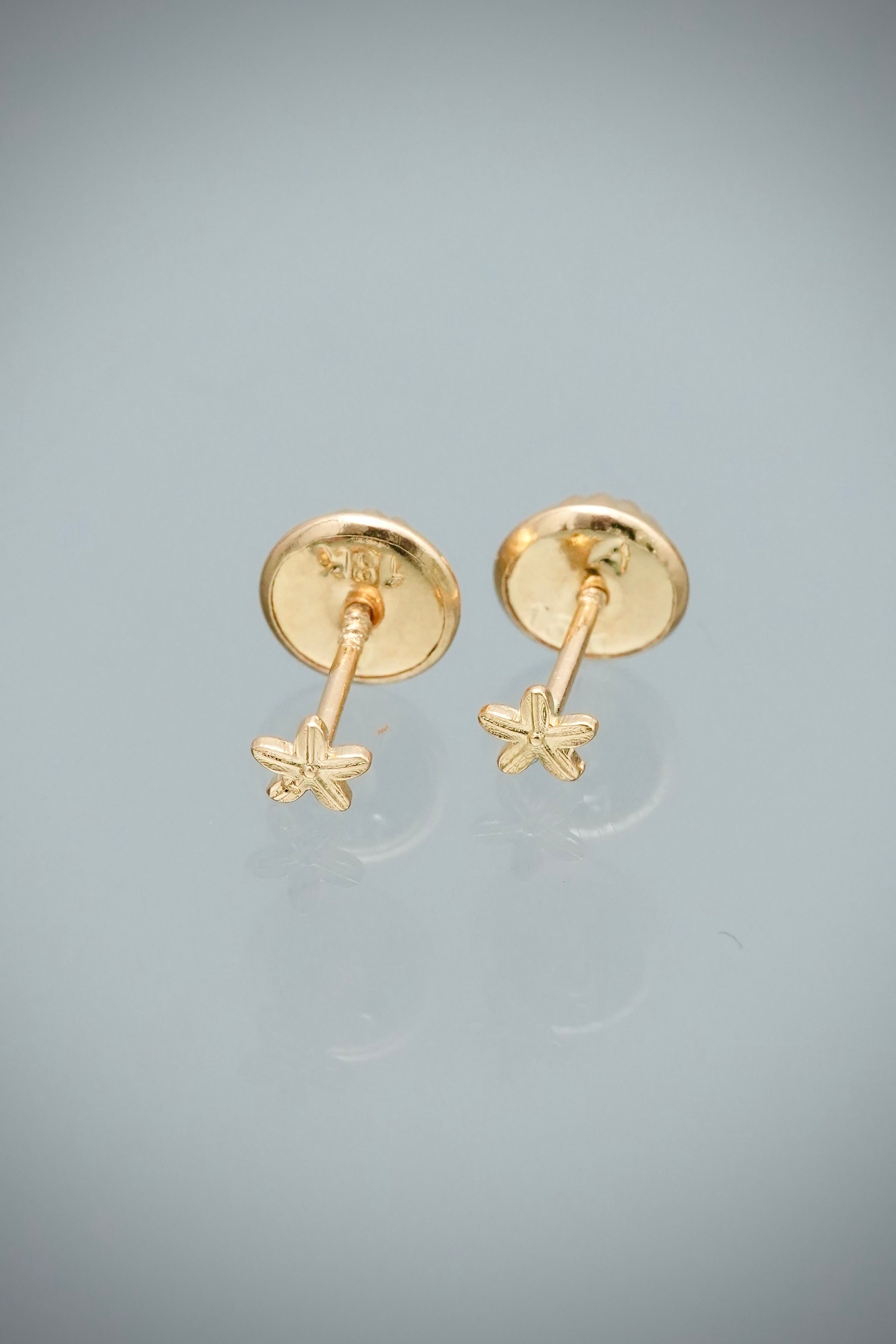 Topos Flor 0,4gr / 0.3cm / 3.2mm — Oro Amarillo