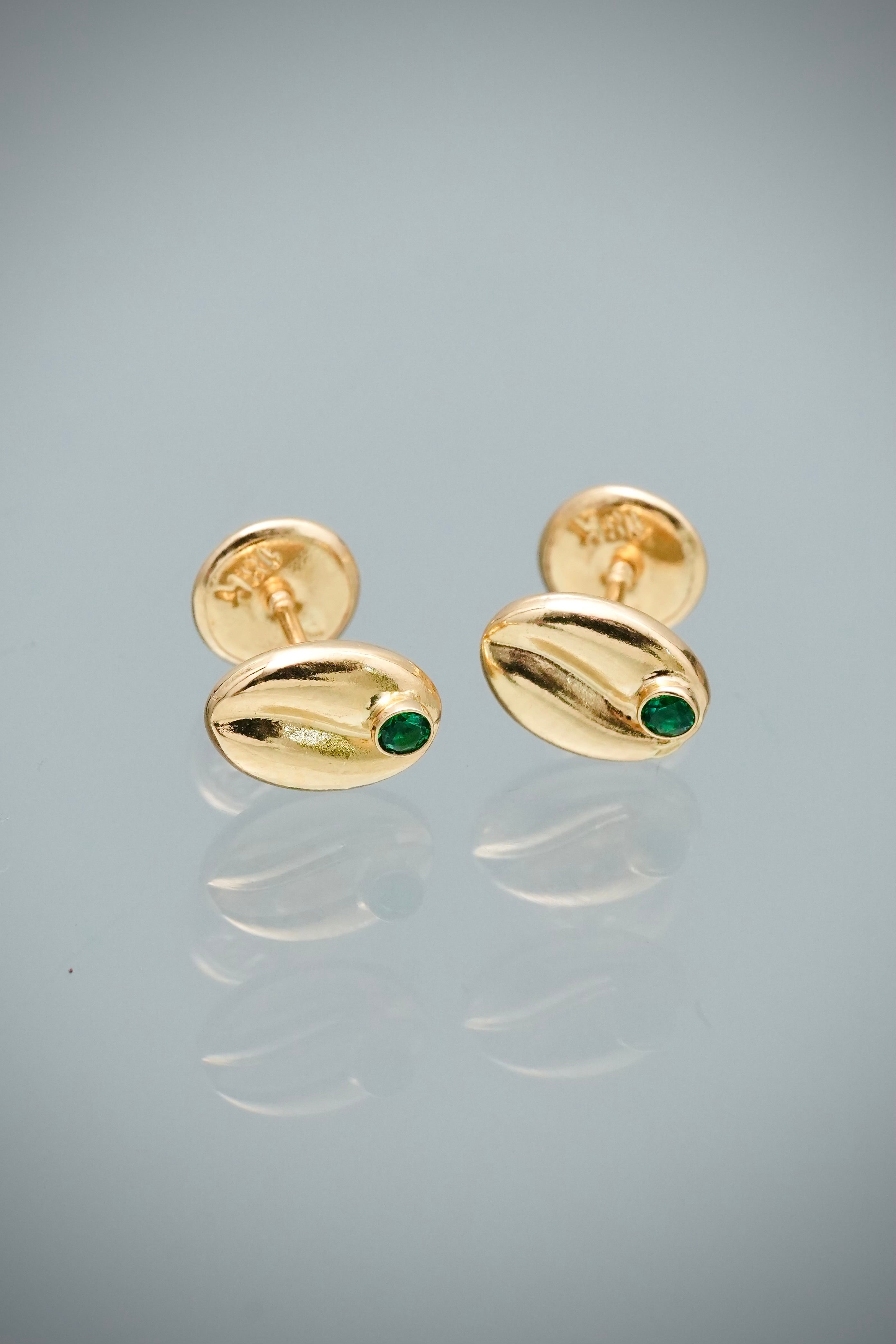 C Topos grano de Cafe 0.7gr / 0.7cm / 5.6mm — Oro Amarillo
