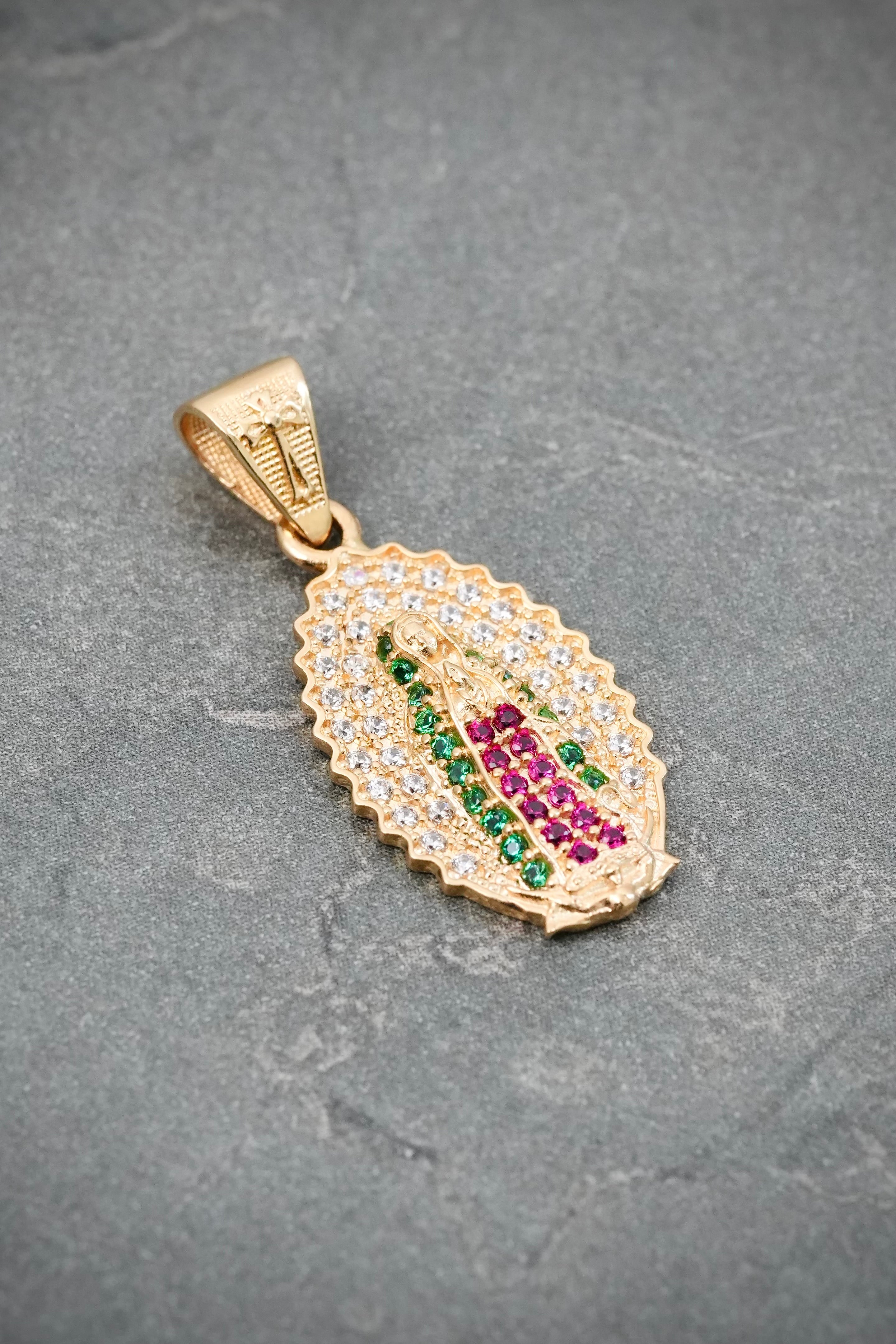Dije Virgen de Guadalupe 2.1gr / 2.7cm / 11mm — Oro Amarillo