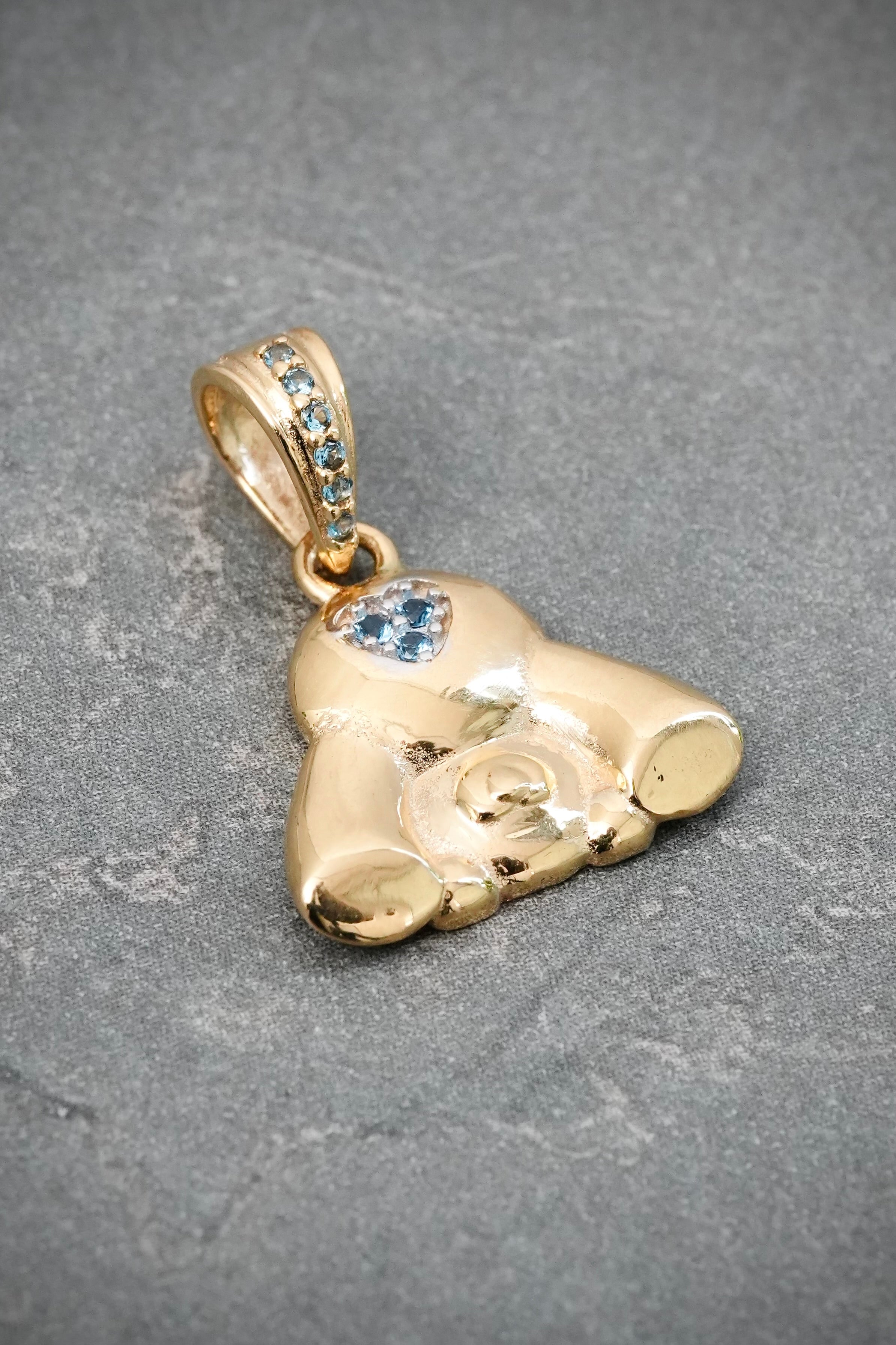 Dije Oso 2gr / 2.1cm / 15.3mm — Oro Amarillo