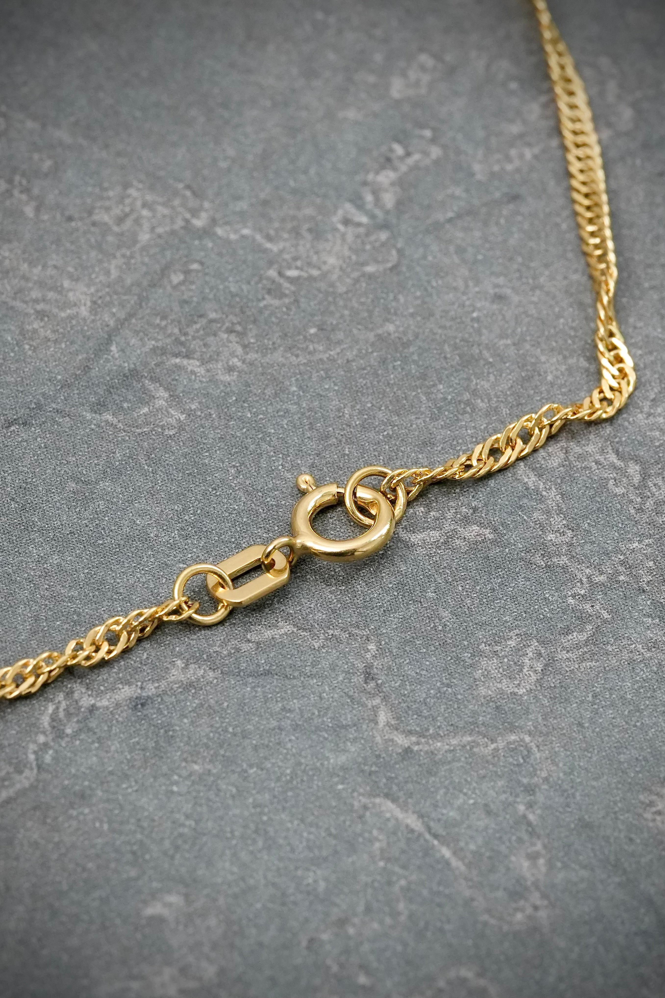 Cadena Singapur 1.4gr / Largo 50cm / Oro Amarillo italy +3 B