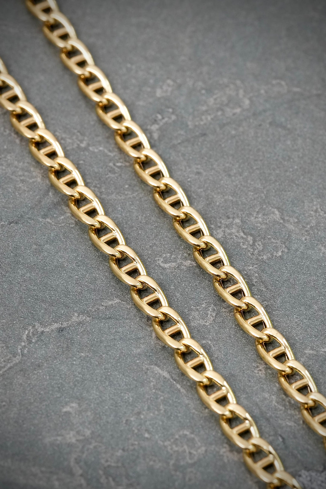 Cadena escalera 11.7gr / Largo 60cm — Oro Amarillo