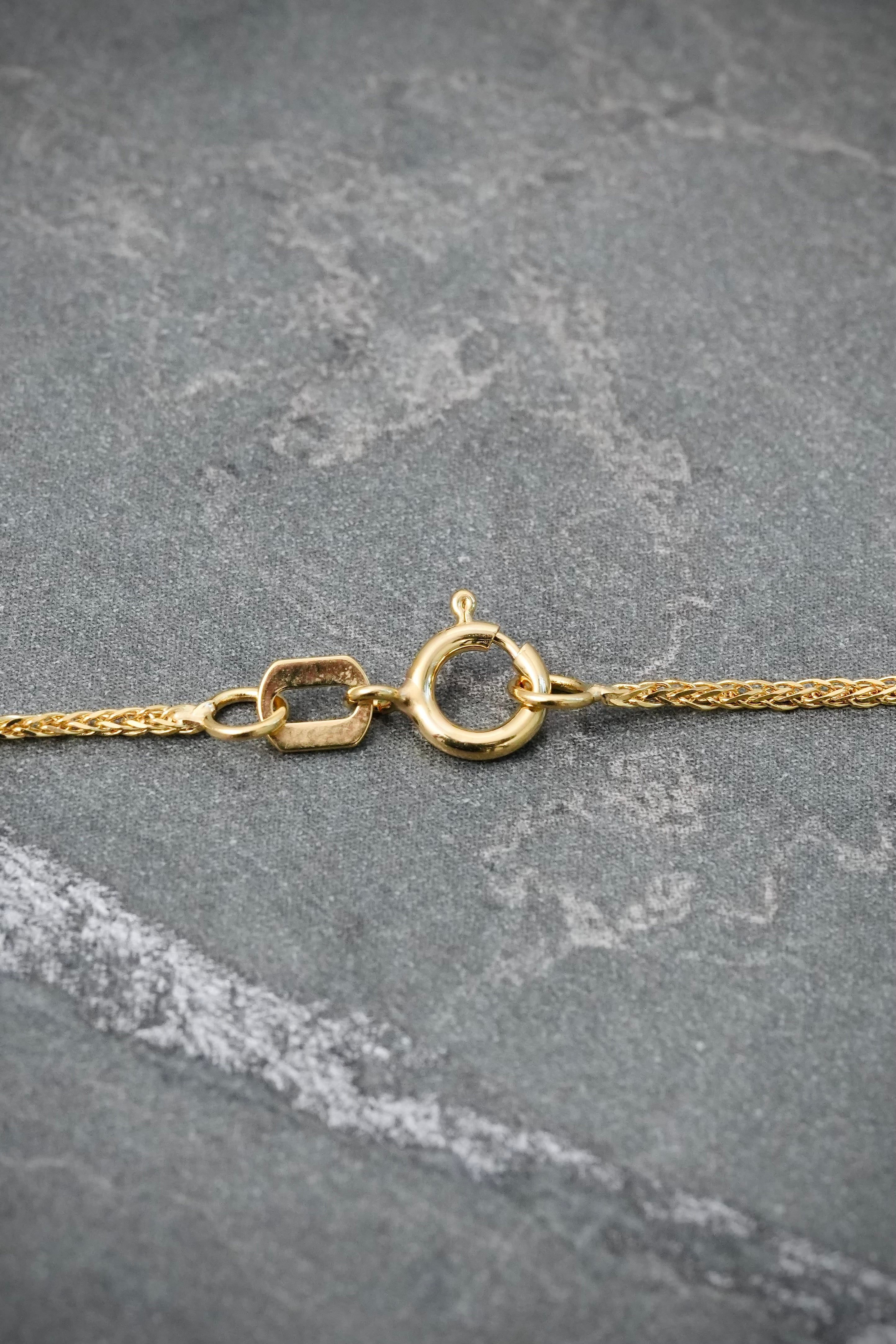 Cadena Franco 2.15gr / 60cm / 0.8mm — Oro Amarillo