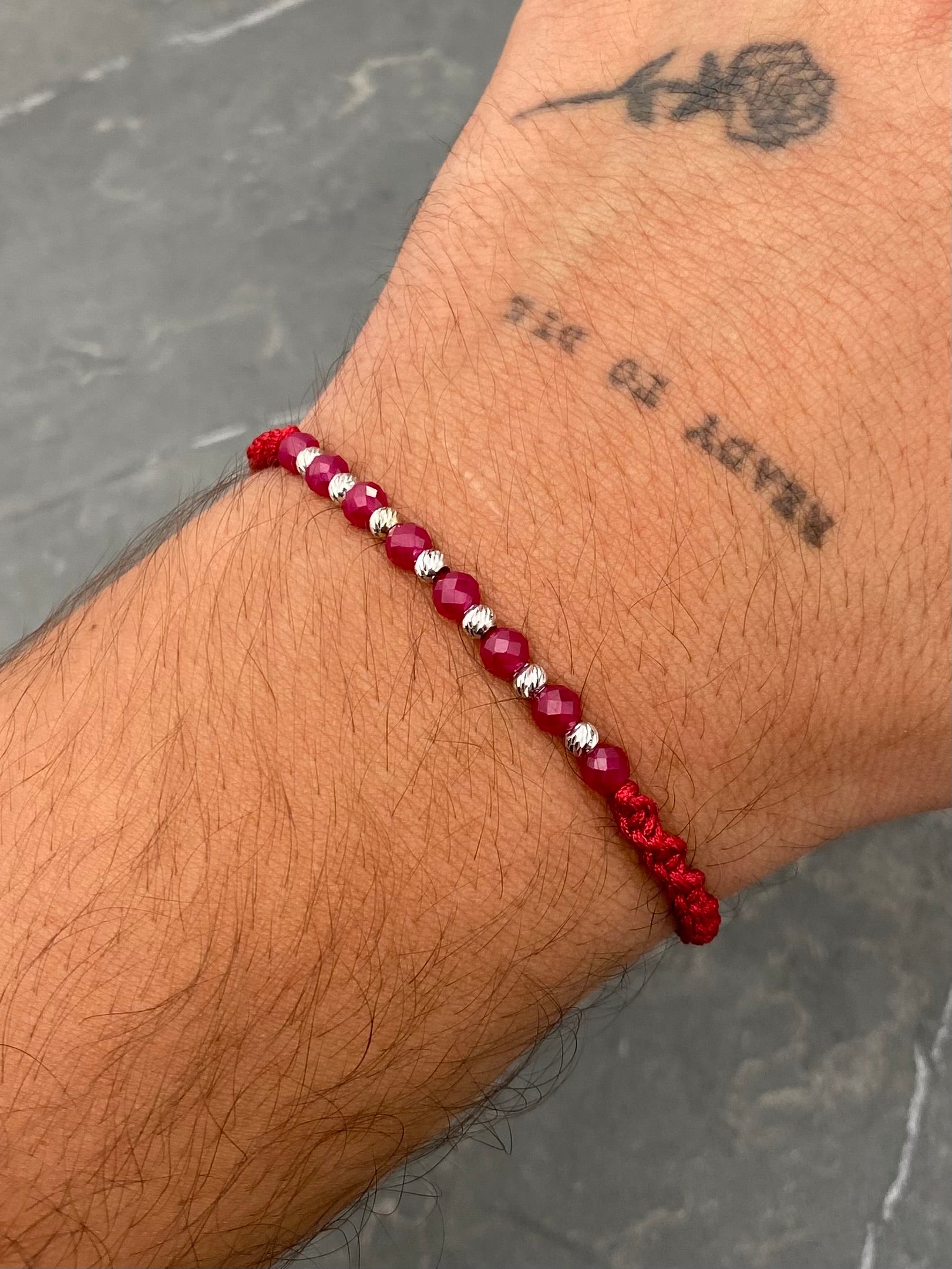 Pulsera Energetica 0.25gr — Oro Blanco