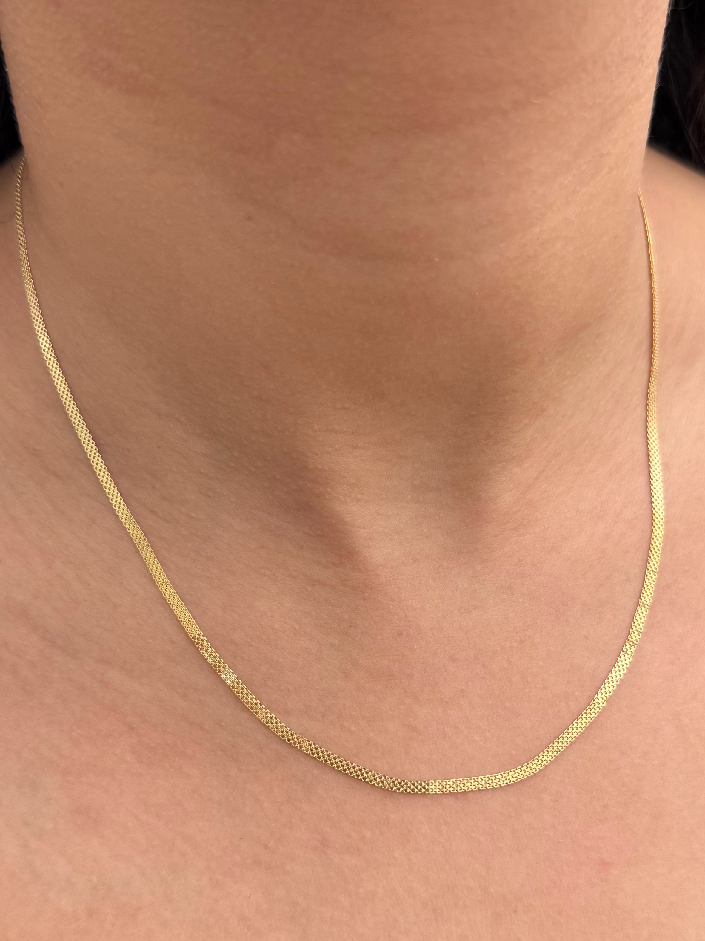 Cadena China 2.95gr / 45cm / 2mm — Oro Amarillo