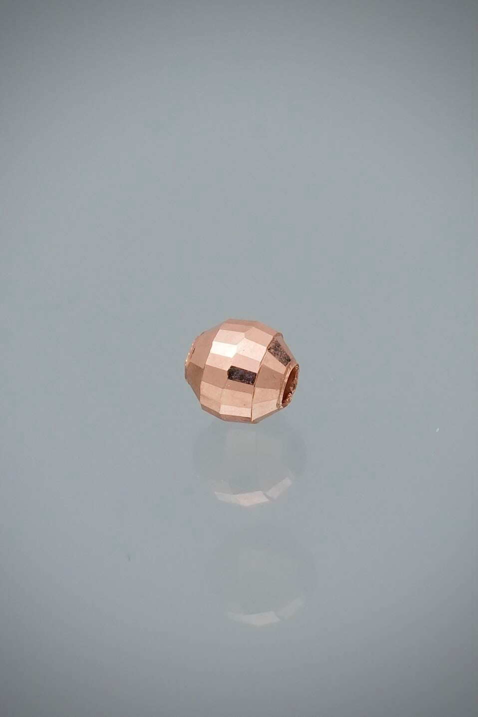 Bolas diamantado discoteca #5mm 0.22gr — Oro Rosado