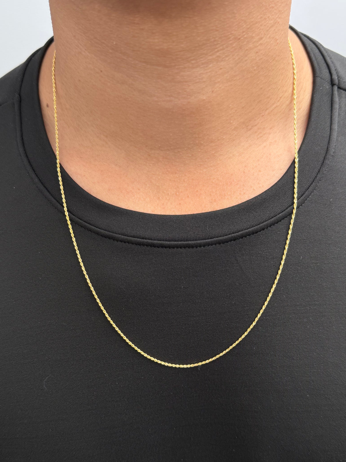 Cadena Lazo 1.55gr / 60cm / 1.4mm — Oro Amarillo