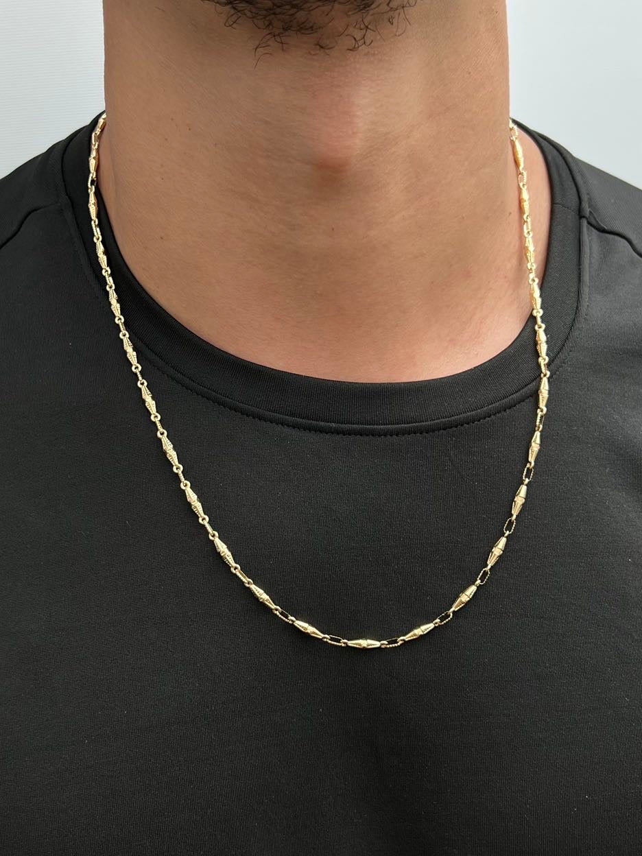 Cadena rustica 10.65gr / Largo 60cm / Oro Amarillo Nac M