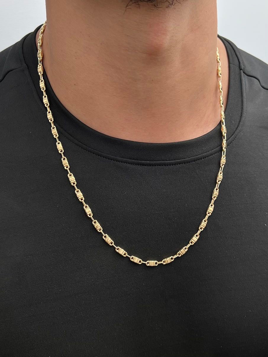 Cadena rustica 13.2gr / Largo 60cm / Oro Amarillo Nac B