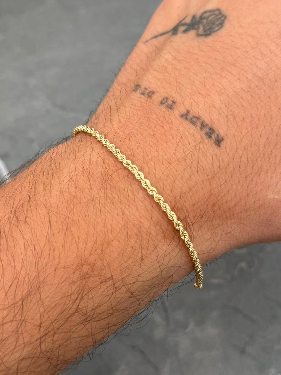 Pulso Lazo 1.1gr / 19.5cm / 2.2mm — Oro Amarillo