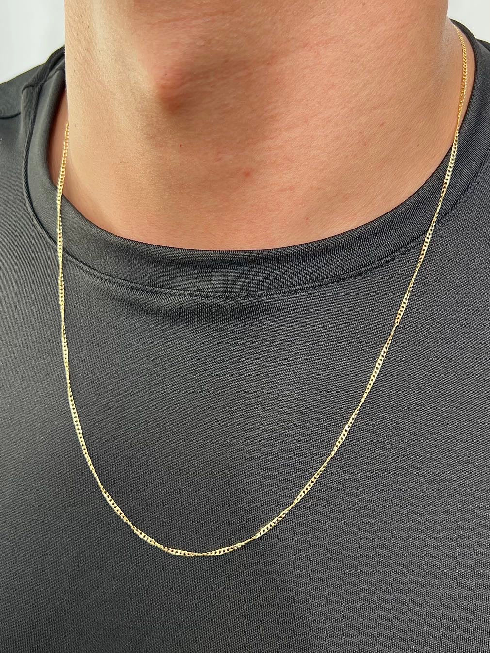 Cadena pancer 3.4gr / Largo 60cm — Oro Amarillo