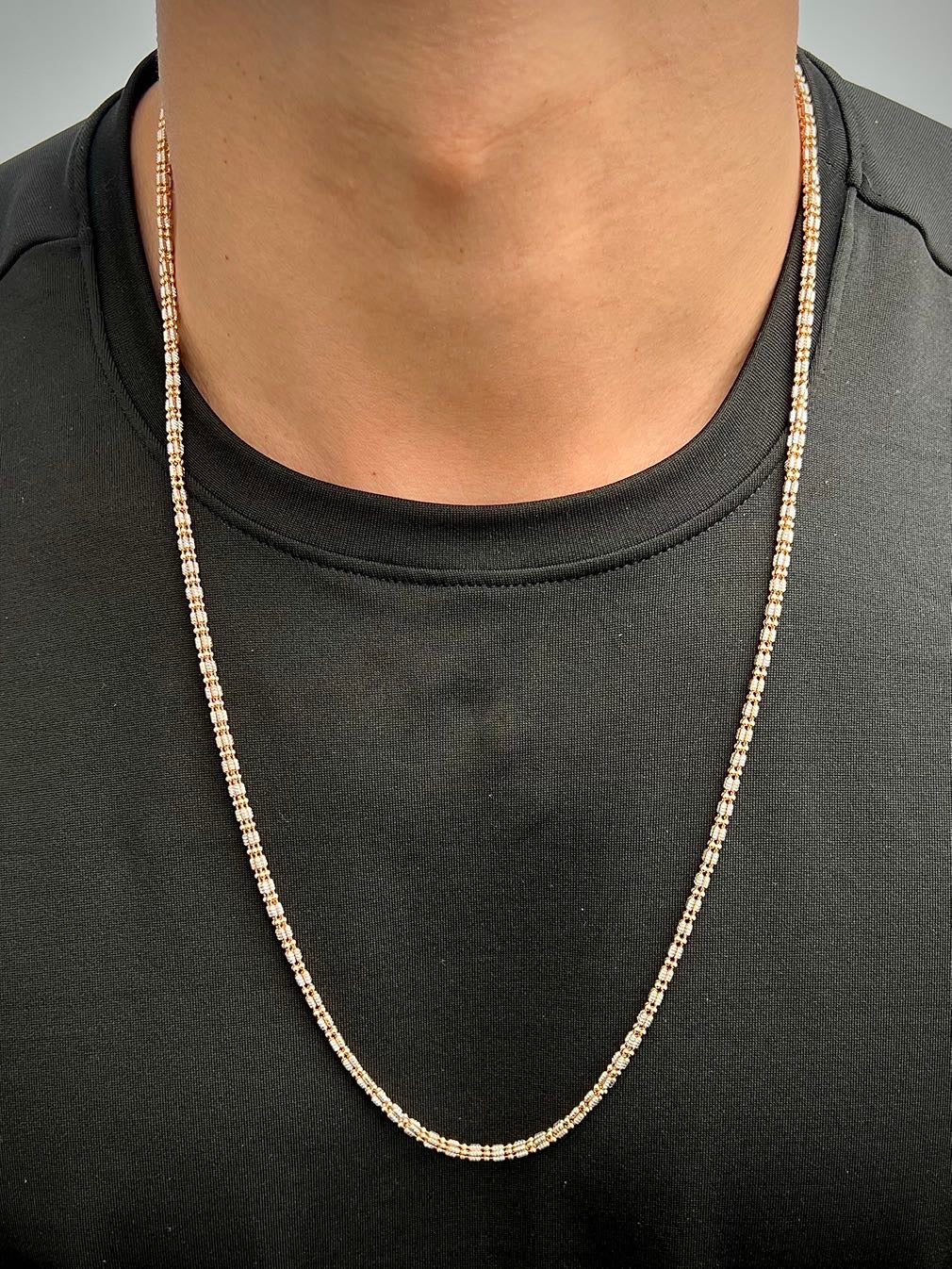 Cadena canutillo 23.95gr / Largo 70cm / Dos Oros italy +4 B