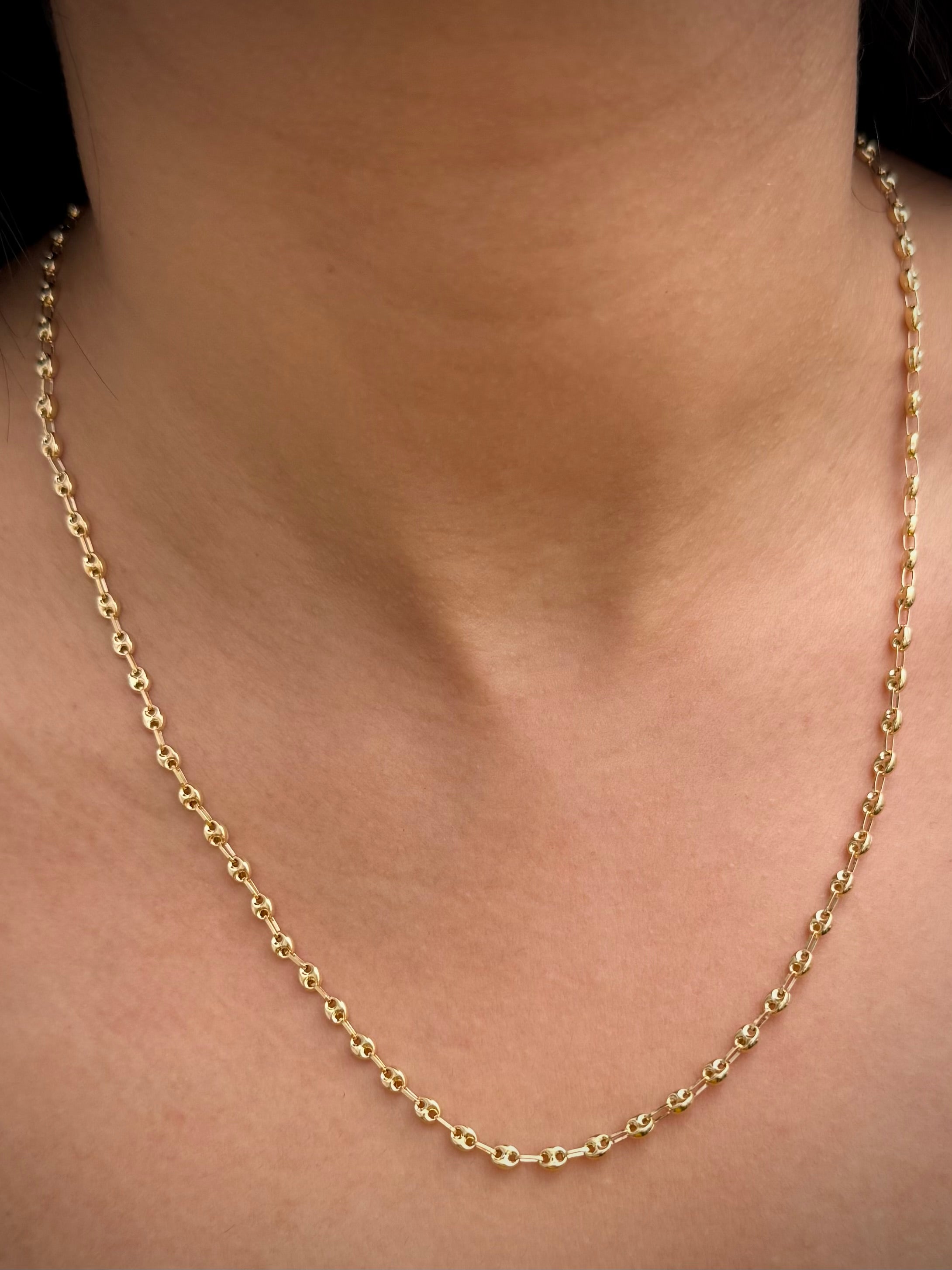 Cadena Gc 5.3gr / 50cm / 3.4mm — Oro Amarillo
