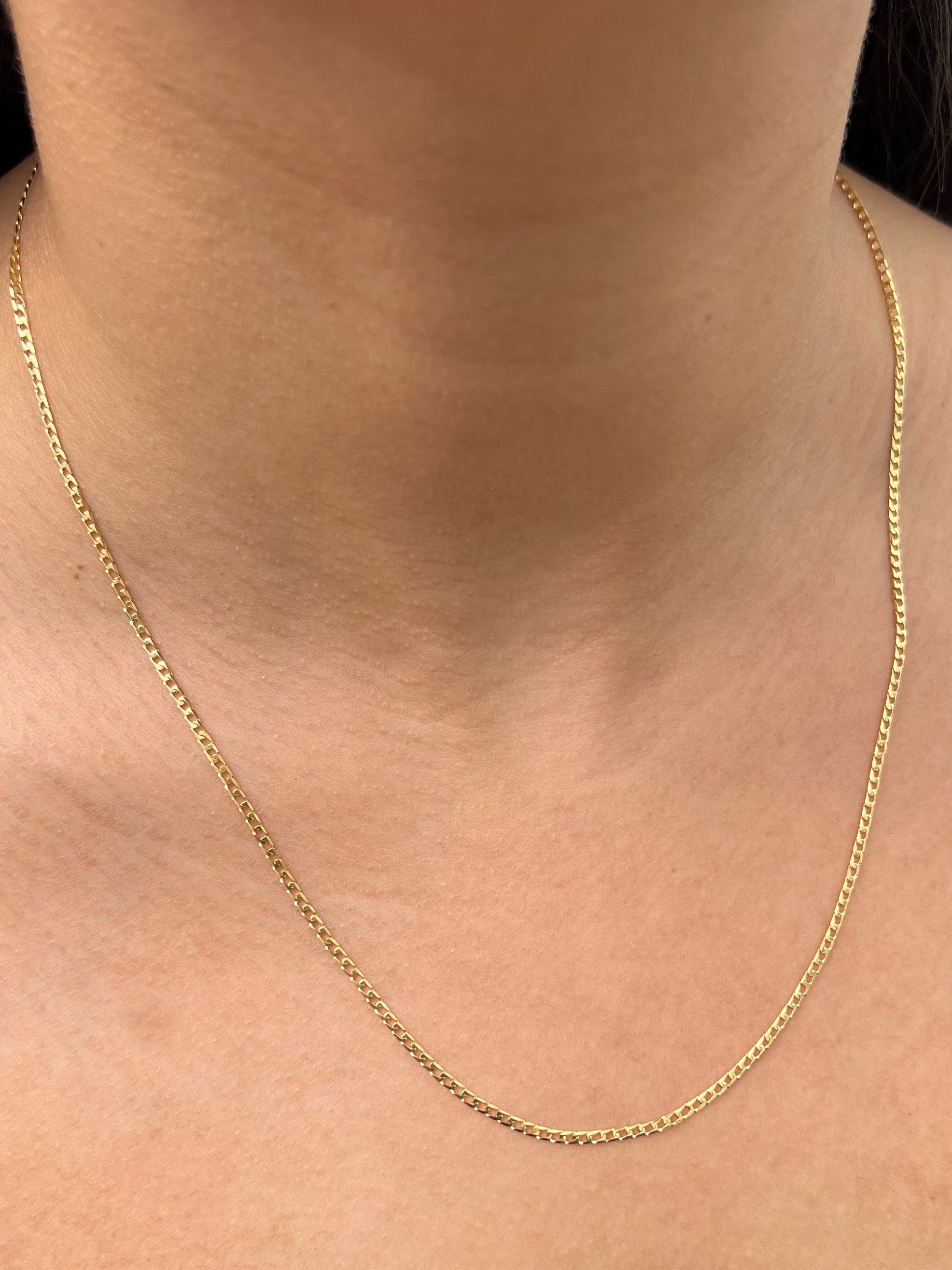 Cadena pancer 3.55gr / Largo 50cm / Oro Amarillo italy cte B