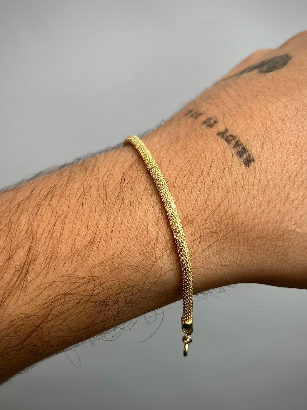 Pulso cola de raton 6.2gr / Largo 19cm / Oro Amarillo italy +3 B