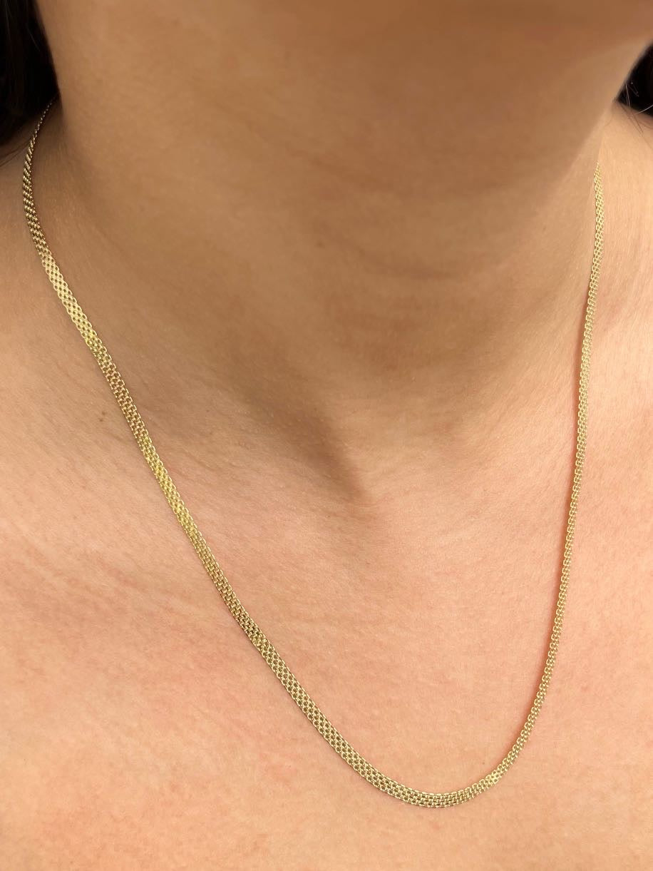 Cadena china 4.4gr / Largo 50cm / Oro Amarillo italy cte M