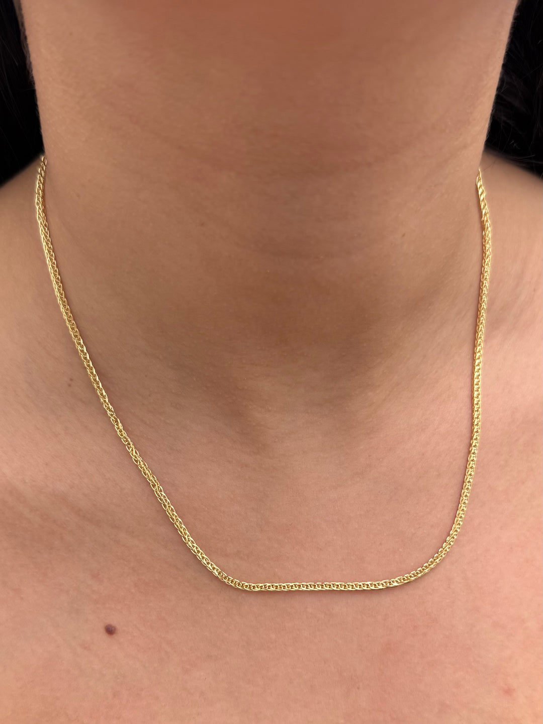 Cadena franco 2.9gr / Ancho 45cm — Oro Amarillo