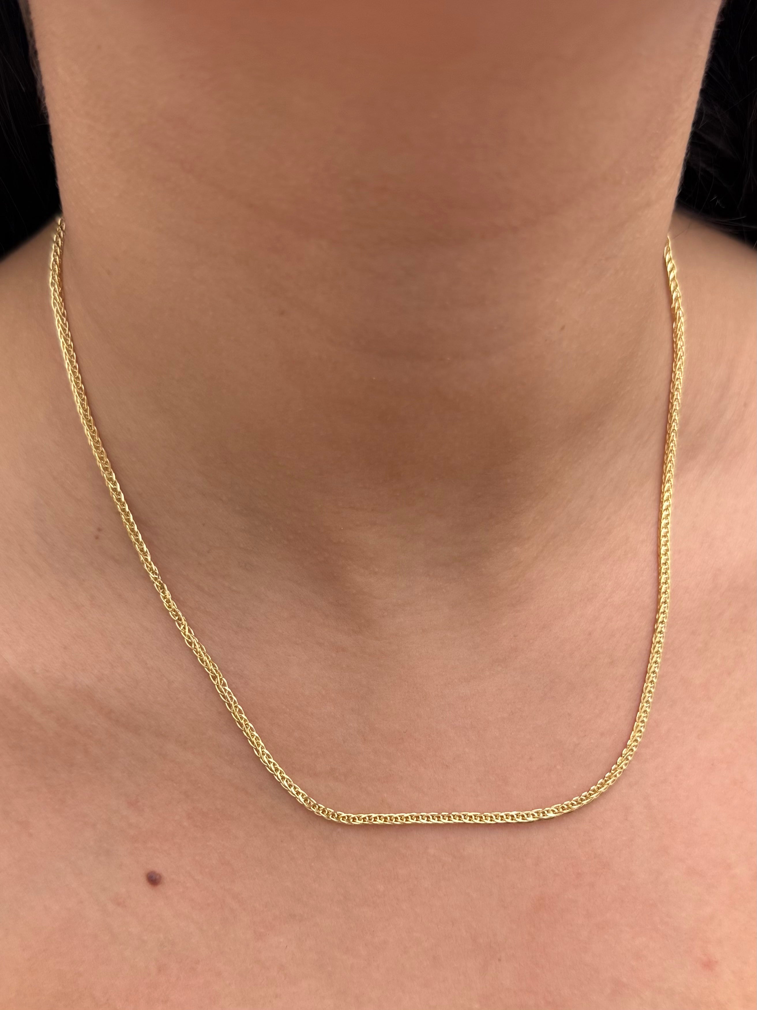 Cadena franco 2.9gr / Ancho 45cm — Oro Amarillo