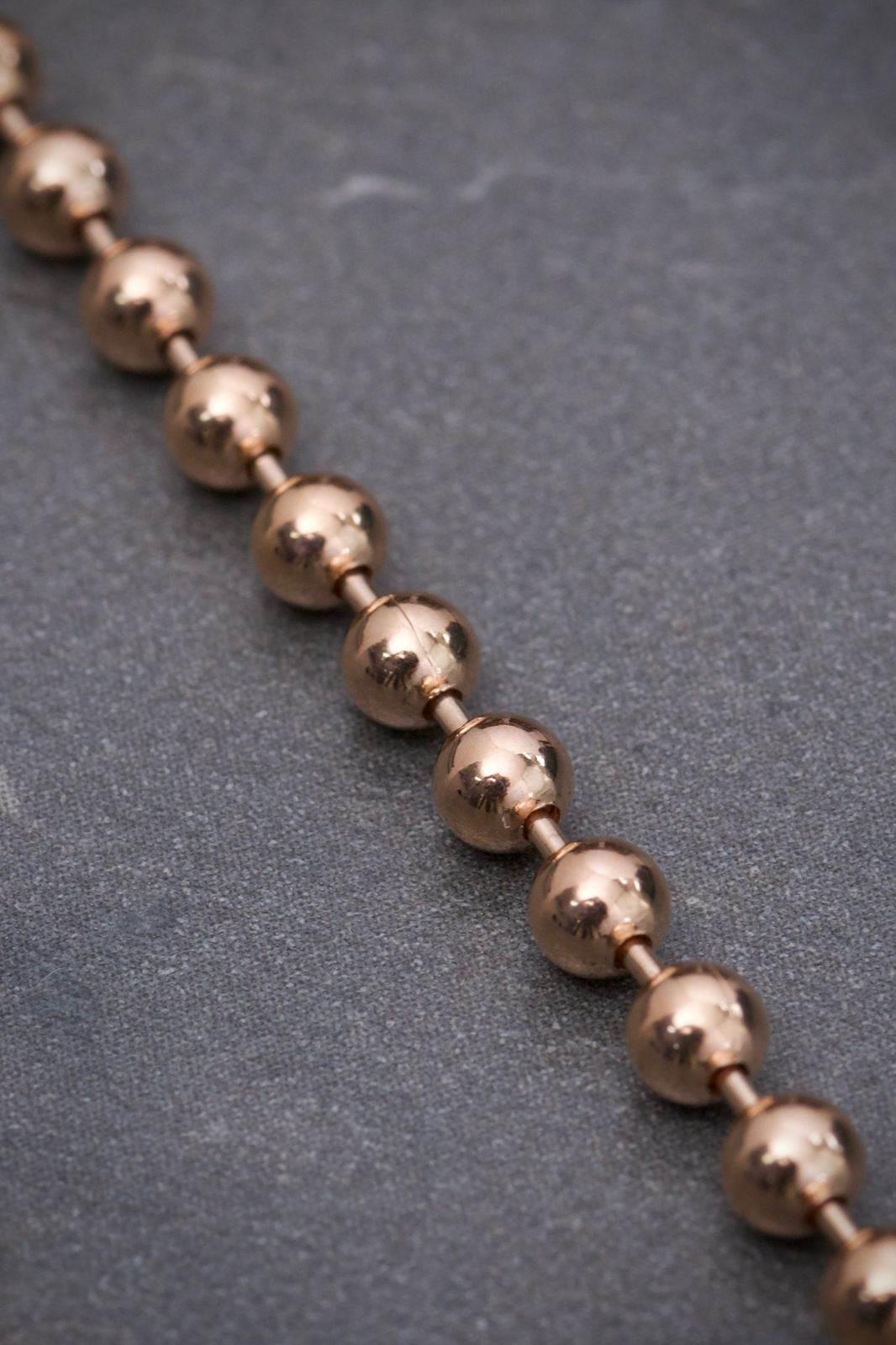 Tobillera militar #3mm 9.2gr / Largo 27.5cm / Oro Rosado Nac M