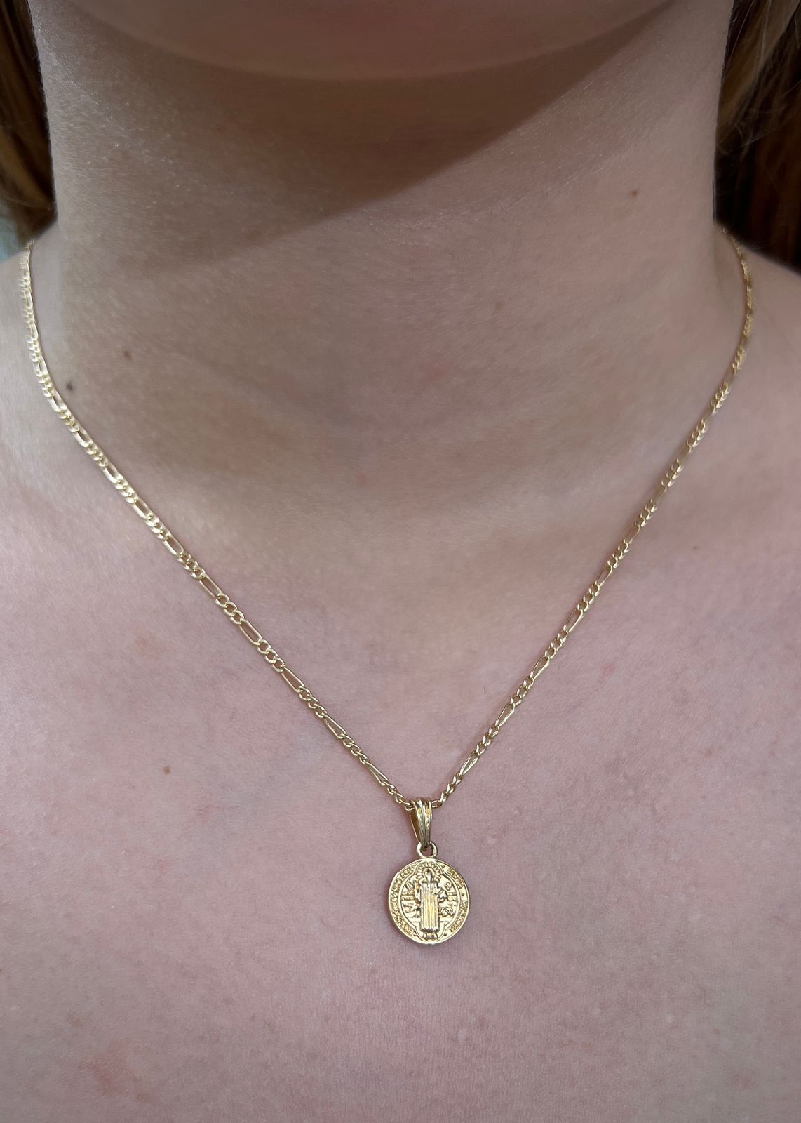 Dije san benito 1.65gr / Largo 1.9cm / Oro Amarillo Nac P