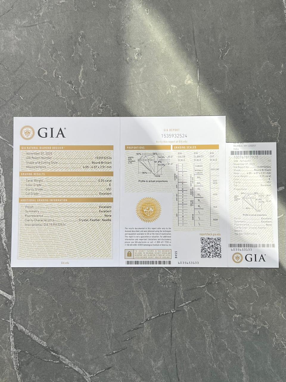 Diamante blanco 25pts (Joya) B