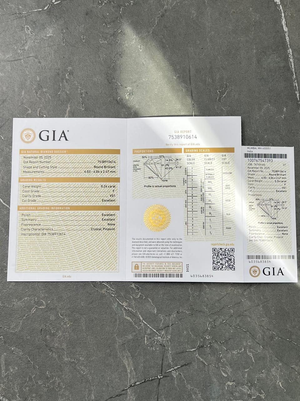 Diamante blanco 24pts (Joya) B