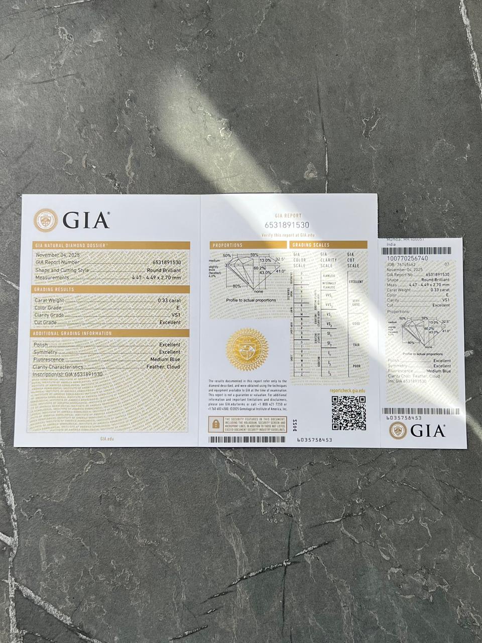 Diamante Blanco 33PTS (Joya) B