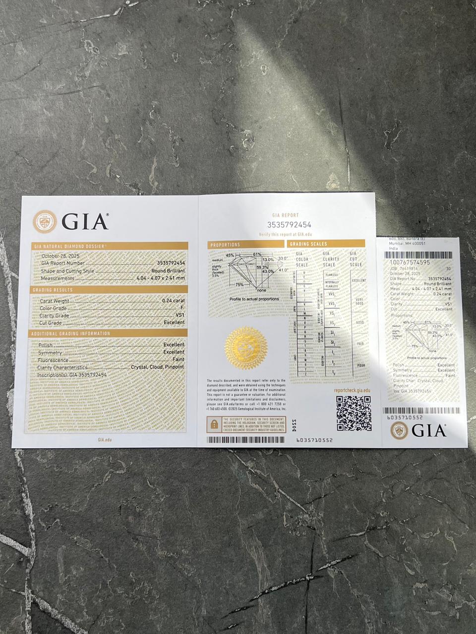 Diamante Blanco 24pts (Joya) B