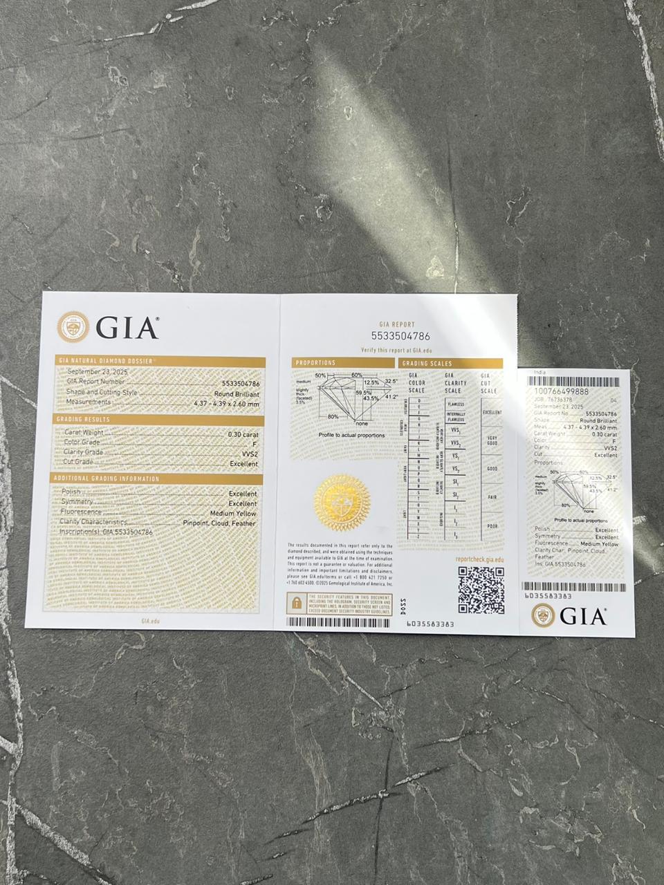 Diamante Blanco 30pts (Joya) B