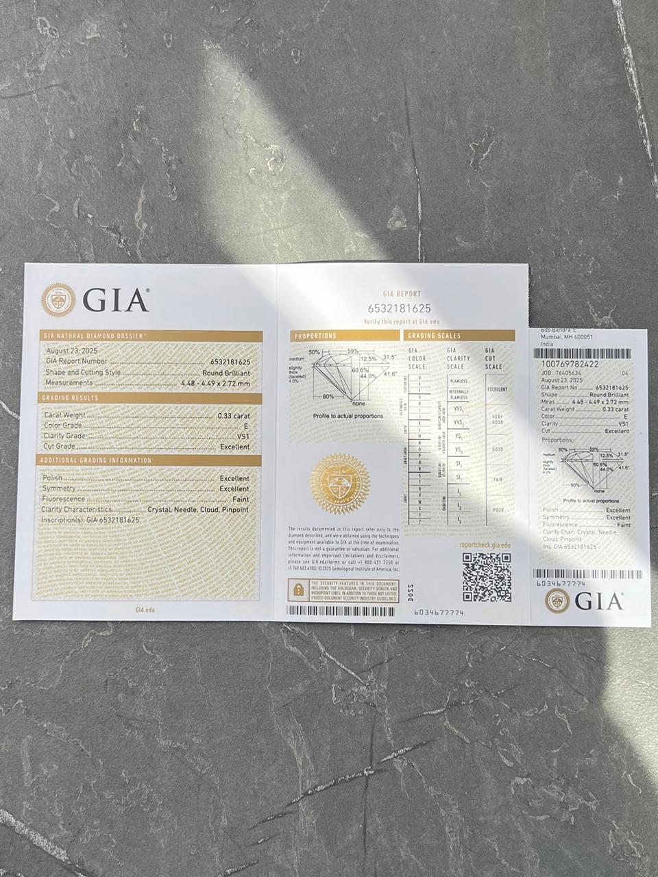 Diamante Blanco 33pts (Joya) B