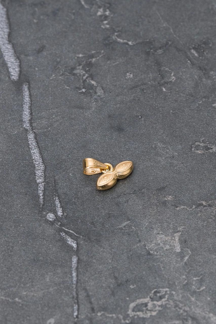 Dije ojos de santa lucia 0.3gr / Largo 1.1cm / Oro Amarillo Nac M