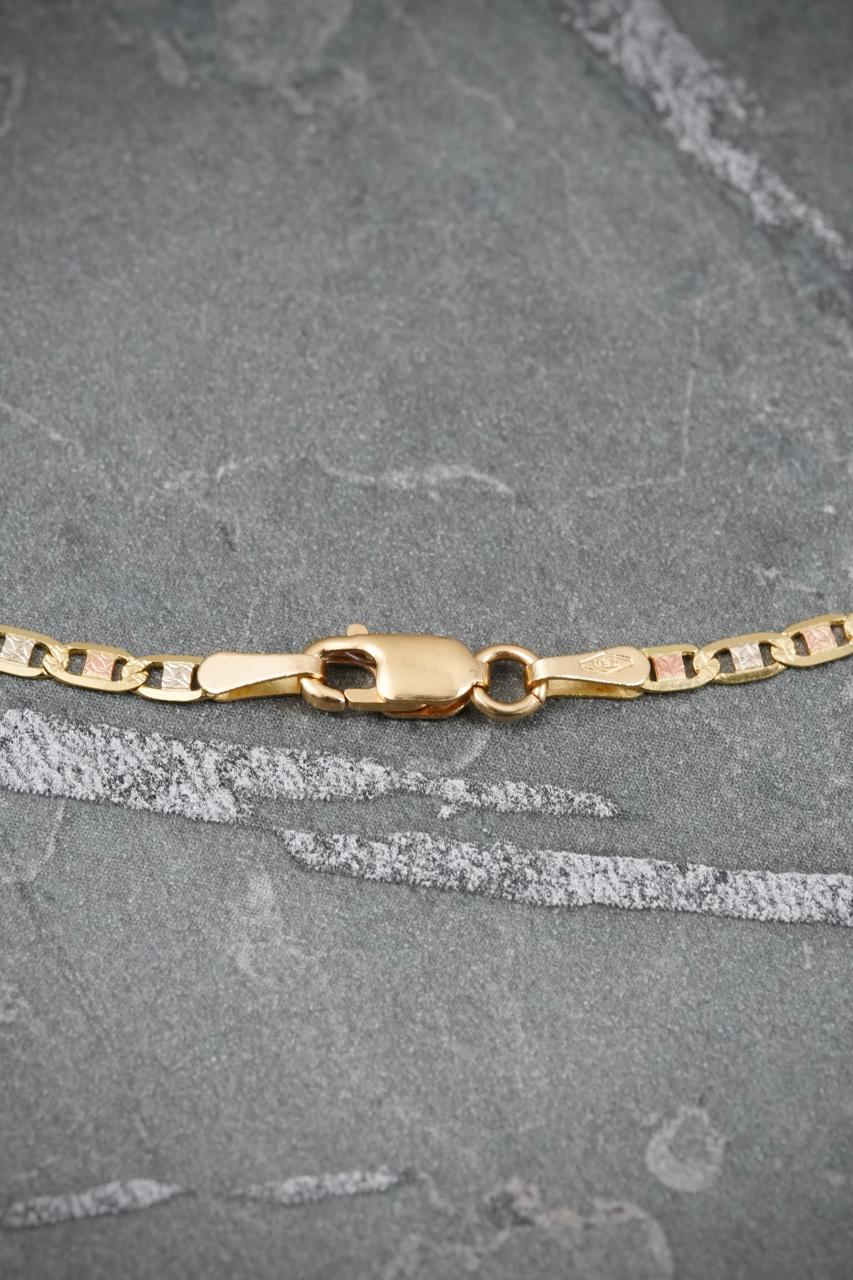 Cadena plana Diamantada 4.2gr / Largo 45cm — Tres Oros