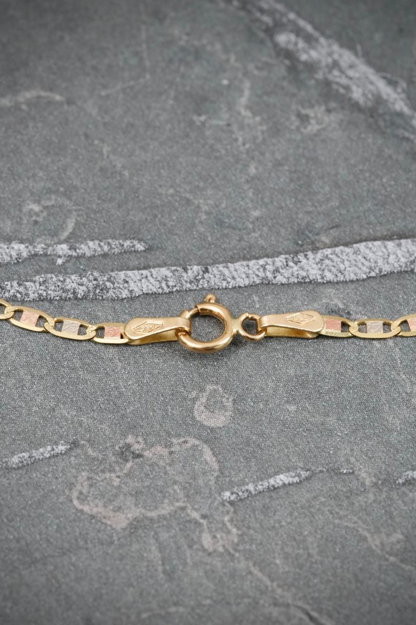 Cadena plana Diamantada 2.5gr / Largo 45cm — Tres Oros