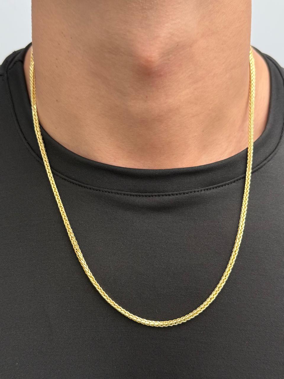 Cadena Franco 9.9gr / 60cm / 2.4mm — Oro Amarillo