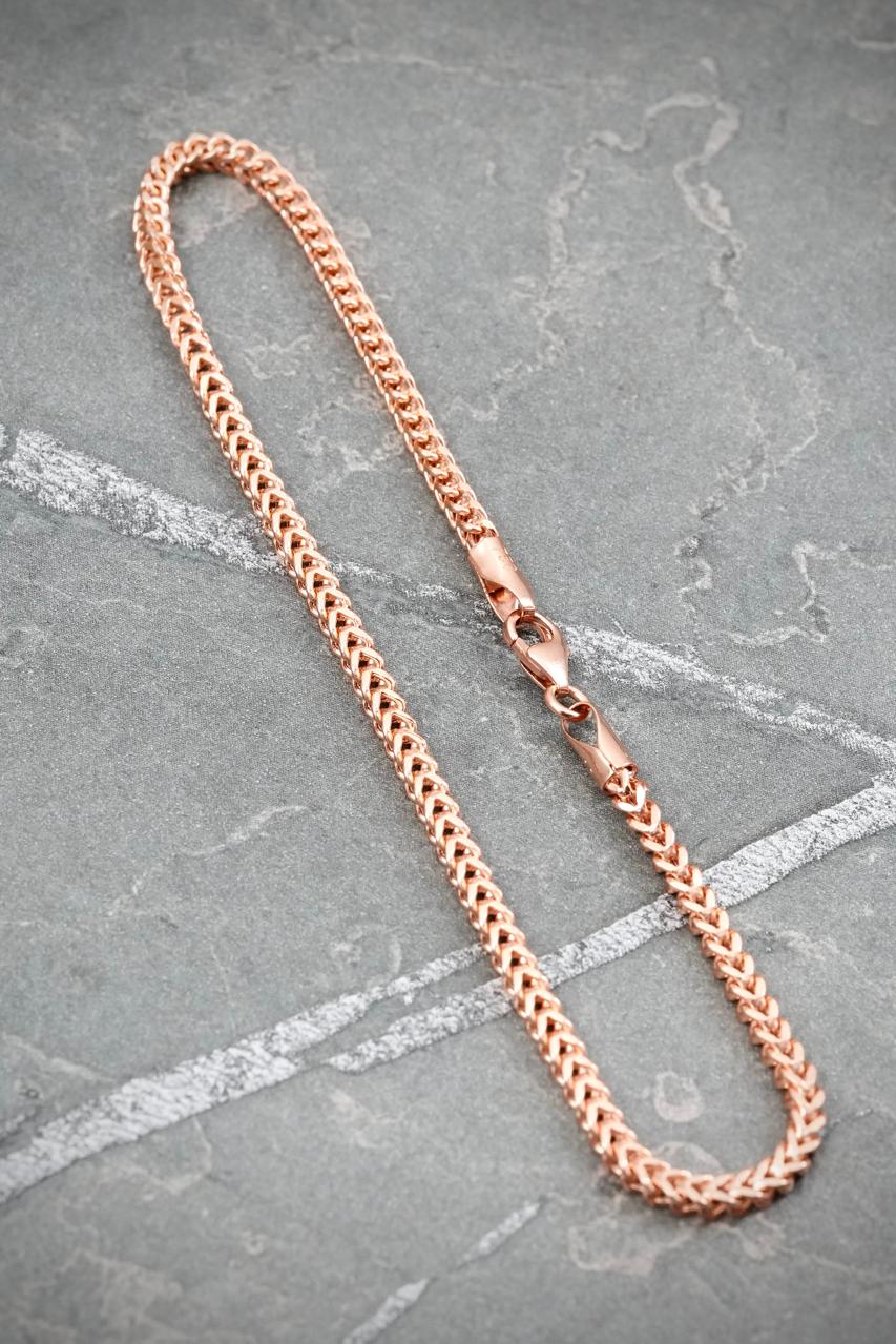 Pulso Franco 3.25gr / 20cm / 2.2mm — Oro Rosado