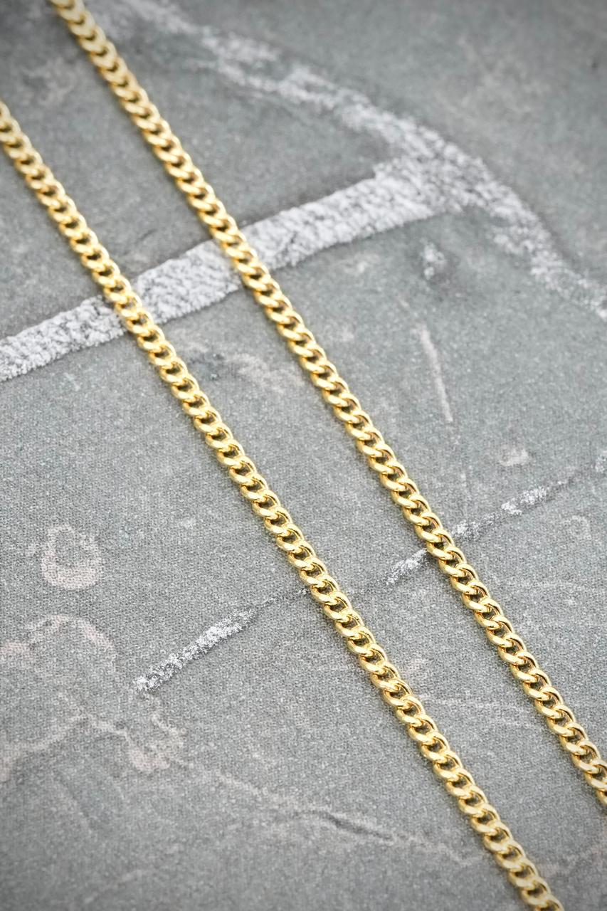 Cadena Cubana 1.9gr / 60cm / 1.4mm — Oro Amarillo