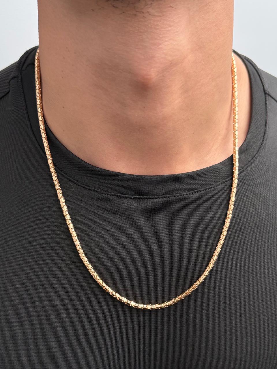 Cadena Cola Raton 15.7gr / 60cm / 3.3mm — Oro Rosado