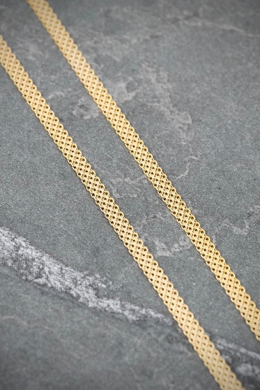 Cadena China 3.8gr / 60cm / 2mm — Oro Amarillo