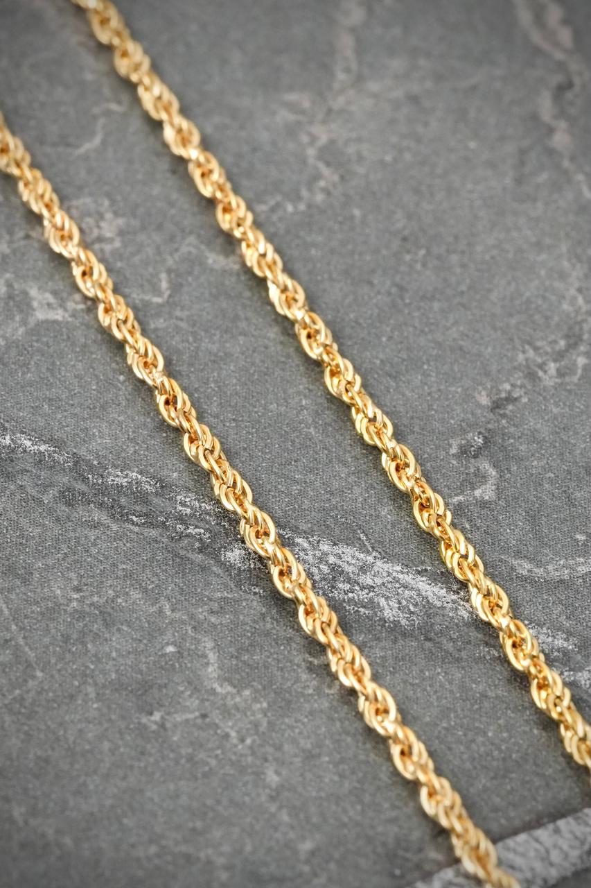 Cadena Lazo 1.8gr / 50cm / 1.7mm — Oro Amarillo