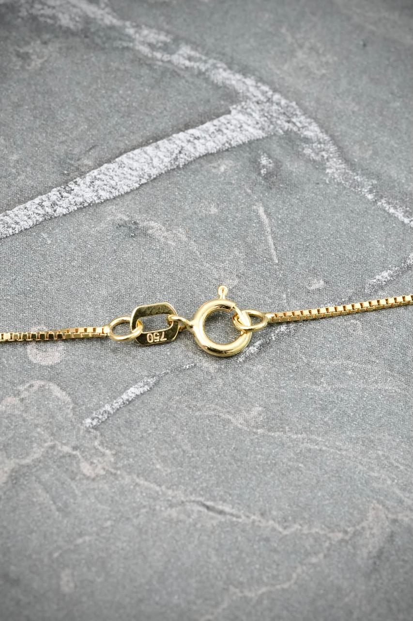 Cadena Veneciana 1.95gr / 50cm / 0.7mm — Oro Amarillo