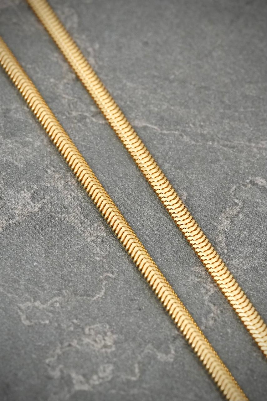 Cadena Veneciana Especial 4.8gr / 45cm / 2.1mm — Oro Amarillo