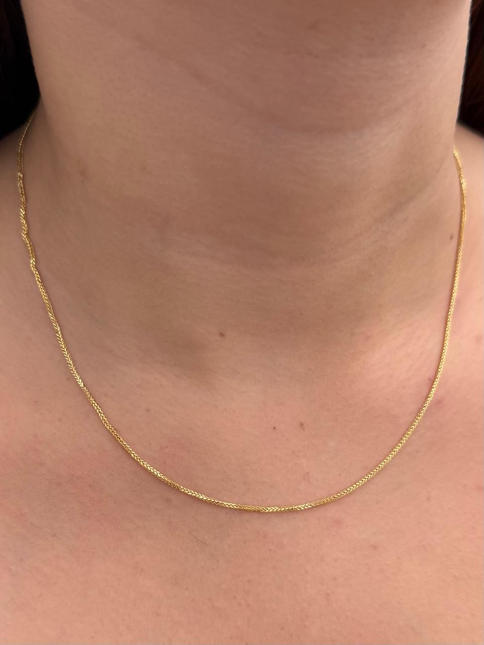 Cadena Franco 2.15gr / 45cm / 1.4mm — Oro Amarillo