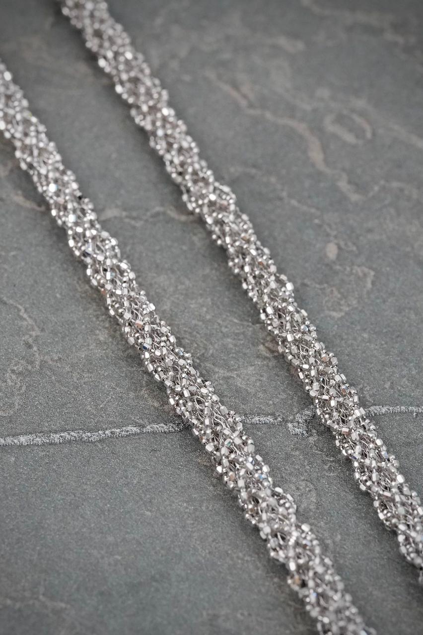 Cadena Diamantada 18.9gr / 60cm / 4.1mm — Oro Blanco