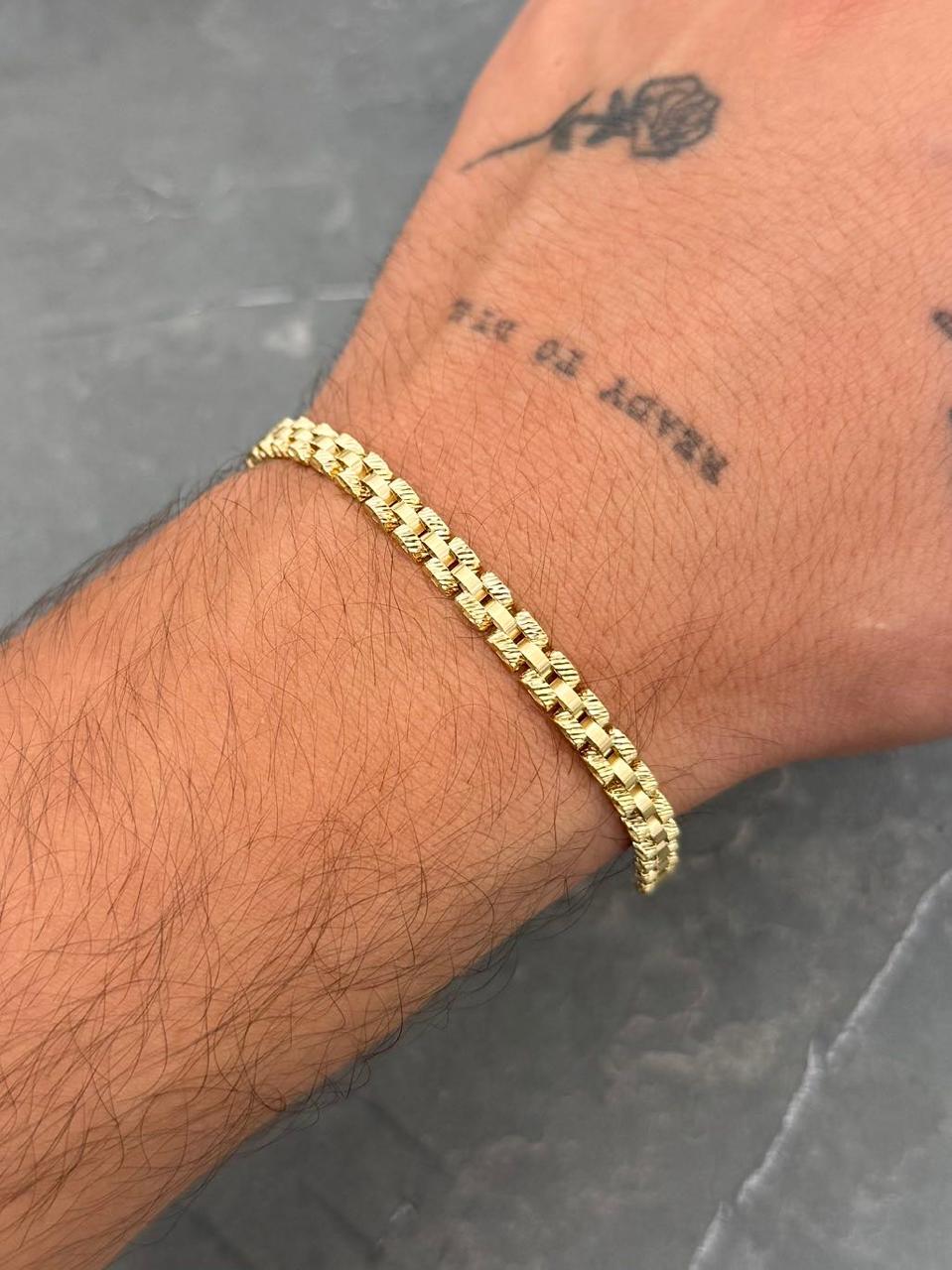 Pulso Rx 9.6gr / 18.5cm / 4.8mm — Oro Amarillo