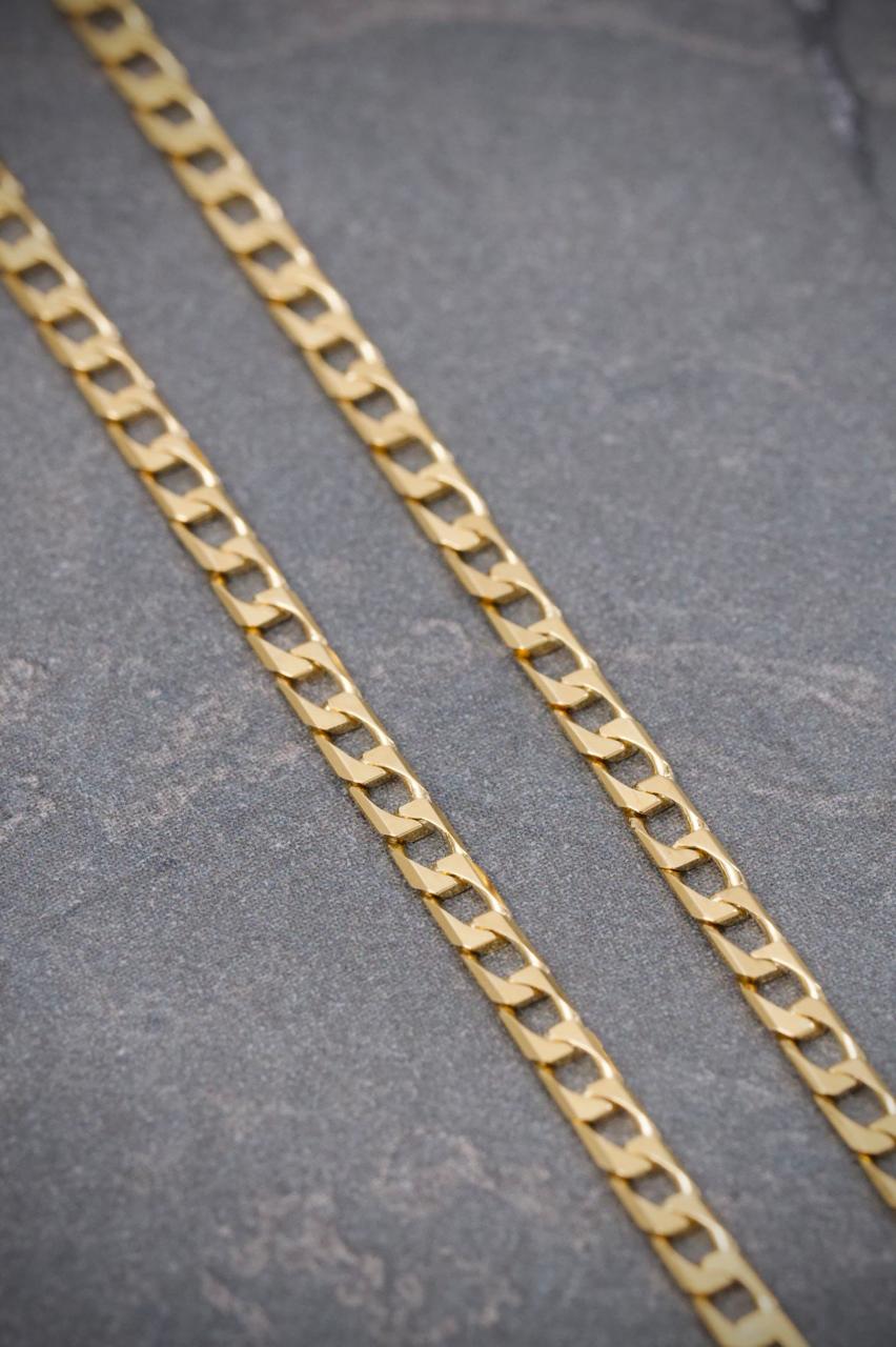 Cadena Pancer 8.6gr / 50cm / 2.8mm — Oro Amarillo